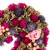 Floral and Twig Artificial Heart Valentine's Day Wreath - 13.5" - Pink and Purple