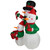 Inflatable Lighted Snowman Family Christmas Yard Art Decoration - 4' - IMAGE 5