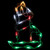 LED Lighted Candle Christmas Window Silhouette Decoration - 12" - Multi Lights - IMAGE 1
