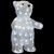 LED Lighted Polar Bear Commercial Grade Acrylic Outdoor Christmas Decoration - 16.5"