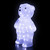 LED Lighted Polar Bear Commercial Grade Acrylic Outdoor Christmas Decoration - 16.5"