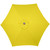 7.5ft Outdoor Patio Market Umbrella with Hand Crank, Yellow - IMAGE 3
