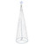 LED Lighted Multi-Function Show Cone Outdoor Christmas Tree - 12' - Pure White - IMAGE 2
