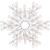 Lighted Snowflake Christmas Window Silhouette Decoration - 15.25" - IMAGE 3