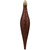 8ct Brown Shatterproof 4-Finish Christmas Finial Drop Ornaments 6" - IMAGE 3
