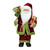Grand Imperial Santa Claus with Gift Bag Christmas Figure - 16" - Red and Green - IMAGE 1