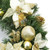 6' Pre-Decorated Gold Poinsettia, Pine Cone and Pear Artificial Christmas Garland - Unlit - IMAGE 2