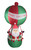 72" Red and Green Inflatable Santa in Hot Air Balloon Lighted Christmas Outdoor Decor - IMAGE 3