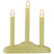 Triple Light Candolier Christmas Candle Lamp with Bell Base  - 9.5" - IMAGE 2