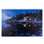 23.75" LED Lighted Rustic Lodge Cabin on the Lake Canvas Wall Art - IMAGE 1
