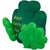LED Lighted Inflatable Happy St. Patrick's Day Triple Shamrock Outdoor Decoration - 60" - IMAGE 3