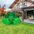 60" Inflatable Lighted Happy St. Patrick's Day Triple Shamrock Outdoor Decoration