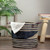 Woven Seagrass Basket with Handles - 15" - Beige and Black - IMAGE 2