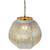 14.5" White and Gold Moroccan Style Hanging Lantern Ceiling Light Fixture - IMAGE 3
