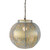 14.5" White and Gold Moroccan Style Hanging Lantern Ceiling Light Fixture - IMAGE 4