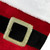 20" Red and White Velveteen Santa Claus Belt Buckle Christmas Stocking - IMAGE 5