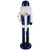 14" Blue and White Wooden Hanukkah Nutcracker with Dreidel and Menorah - IMAGE 4