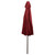 Northlight 9' Octagon Outdoor Patio Market Umbrella with Hand Crank and Tilt - Burgundy