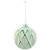 Harlequin Christmas Glass Ball Ornaments - 4" (100mm) - Mint Green - 4ct - IMAGE 5