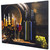 LED Lighted Wine and Candles Flickering Canvas Wall Art - 11.75" x 15.75" - IMAGE 4