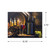 LED Lighted Wine and Candles Flickering Canvas Wall Art - 11.75" x 15.75" - IMAGE 5