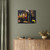 LED Lighted Wine and Candles Flickering Canvas Wall Art - 11.75" x 15.75" - IMAGE 1