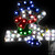 46" Lighted Holographic Snowmen on See Saw Outdoor Christmas Decoration - Multicolor