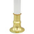 9" White and Gold C7 Light Christmas Candle Lamp with Timer - IMAGE 4