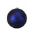 Matte Blue Shatterproof Christmas Ball Ornament 10" (250mm) - IMAGE 1