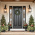 Pre-Lit Canadian Pine Artificial Christmas Wreath - 24" - Clear Lights - IMAGE 3