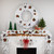 Pre-Lit White Pine Battery Operated Christmas Wreath - 36" - Multicolor LED Lights - IMAGE 2