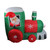 4.5' Inflatable Santa on Locomotive Train Lighted Outdoor Christmas Decoration - IMAGE 1