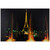 23.75" LED Lighted Famous Eiffel Tower Paris France at Night Canvas Wall Art - IMAGE 2