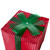 Lighted Gift Box Outdoor Christmas Decoration - 10" - Multicolor -Set of 3