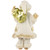 18" Ivory and Gold Santa Claus with Gift Bag Christmas Figure - IMAGE 5