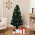 Pre-Lit Fiber Optic Pine Artificial Christmas Tree with Candles - 4' - Multi Lights - IMAGE 1