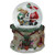 LED Lighted Santa and Reindeer Musical Christmas Snow Globe - 5.75" - IMAGE 3