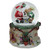 LED Lighted Santa and Reindeer Musical Christmas Snow Globe - 5.75" - IMAGE 1