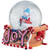 Musical Joy Gingerbread Sleigh with Snowman Christmas Snow Globe - 5.25" - IMAGE 5