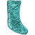 17.5" Teal Green Paillette Sequins Hanging Christmas Stocking - IMAGE 3