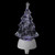 9.5" Clear LED Glitter Swirl Christmas Tree Stocking Holder - IMAGE 3