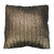 17" Golden Brown Plush Velvet Square Throw Pillow - IMAGE 1