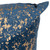 17" Navy Blue and Gold Foil Crackle Square Velvet Throw Pillow - IMAGE 5
