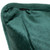 16" Solid Hunter Green Plush Velvet Square Throw Pillow with Piped Edging - IMAGE 4
