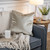 17" Solid Taupe Plush Square Throw Pillow with Piped Edges - IMAGE 2