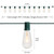 Edison Style Indoor Outdoor Patio Light Set - Clear - 9' Green Wire - 10ct - IMAGE 5