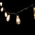 Edison Style Indoor Outdoor Patio Light Set - Clear - 9' Green Wire - 10ct