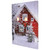 LED Lighted Snowy Barn House Christmas Canvas Wall Art - 15.75" x 12" - IMAGE 6