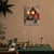 LED Lighted Snowy Barn House Christmas Canvas Wall Art - 15.75" x 12" - IMAGE 4