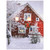 LED Lighted Snowy Barn House Christmas Canvas Wall Art - 15.75" x 12" - IMAGE 2